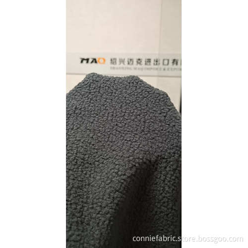 Sherpa fleece en sidoborste och anti-pilling